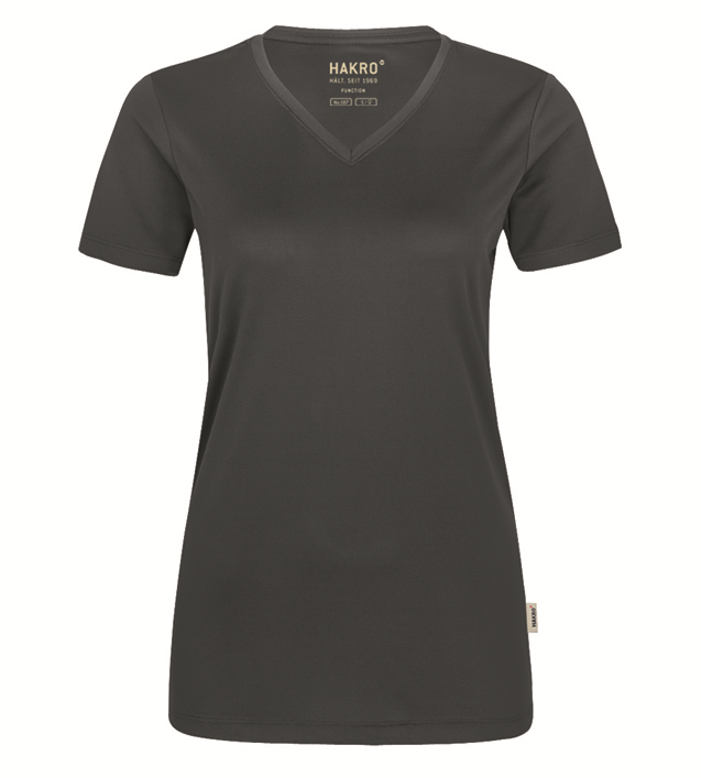 HAKRO Women-V-Shirt 187 Coolmax