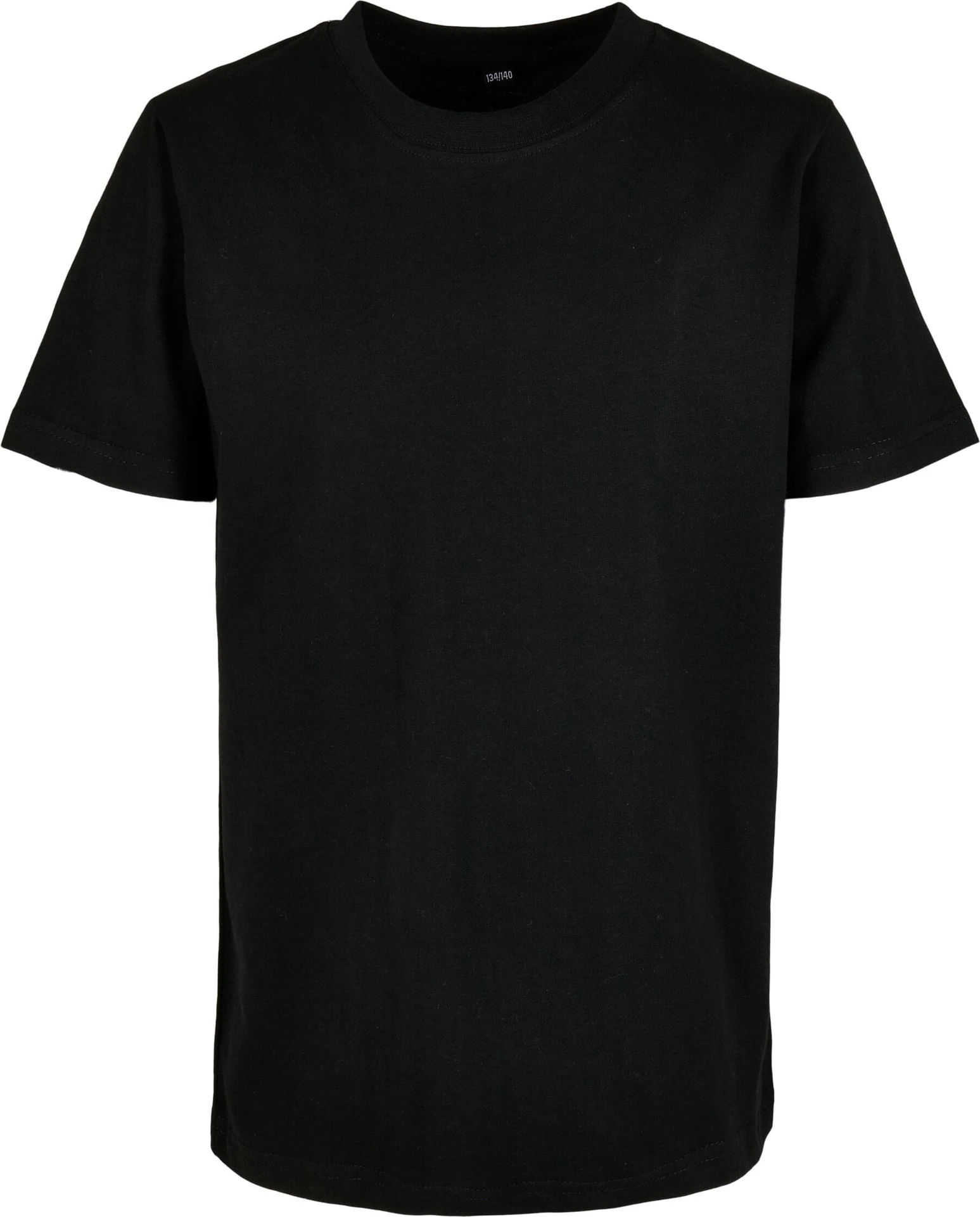 BYB-BY158-kids-basic-t-shirt-black-front-4 Build Your Brand Kids Basic Tee 2.0