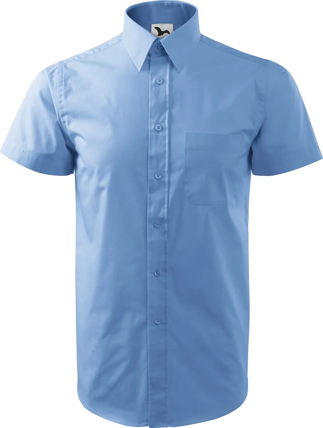 malfini-207-chic-hemd-herren-himmelblau-front-2 MALFINI Hemd Chic 207