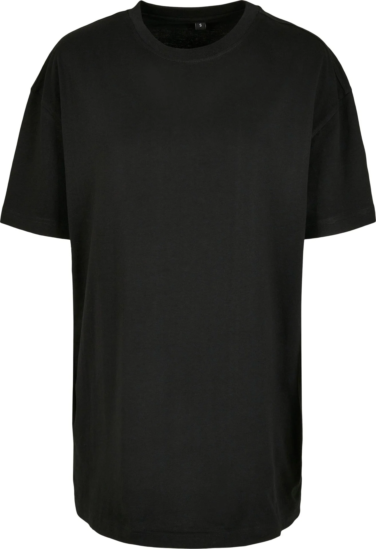 BYB-BY149-ladies-oversized-boyfriend-t-shirt-black-front-4 Build Your Brand Ladies Oversized Boyfriend Tee