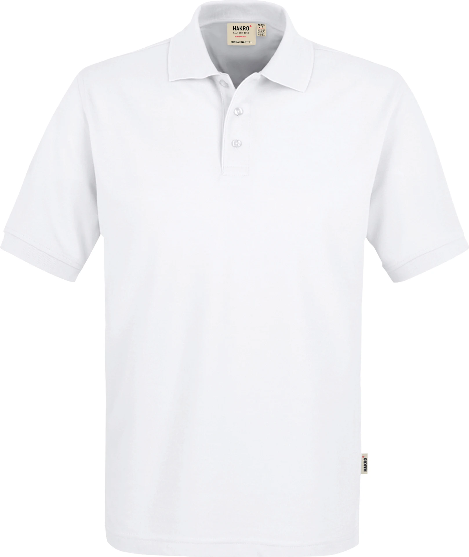 hakro-569-poloshirt-mikralinar-eco-weiss-front-1 HAKRO Poloshirt 569 Mikralinar® ECO