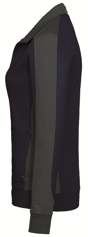 HAKRO Damen-Sweatjacke 277 Contrast Mikralinar®