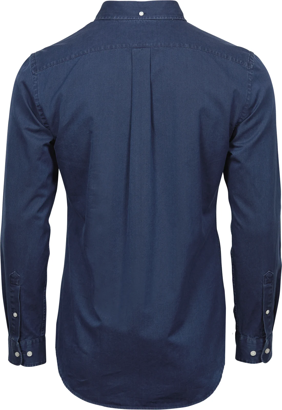 tee-jays-4002-mens-casual-twill-shirt-indigo-back-3 Tee Jays Men's Casual Twill Shirt
