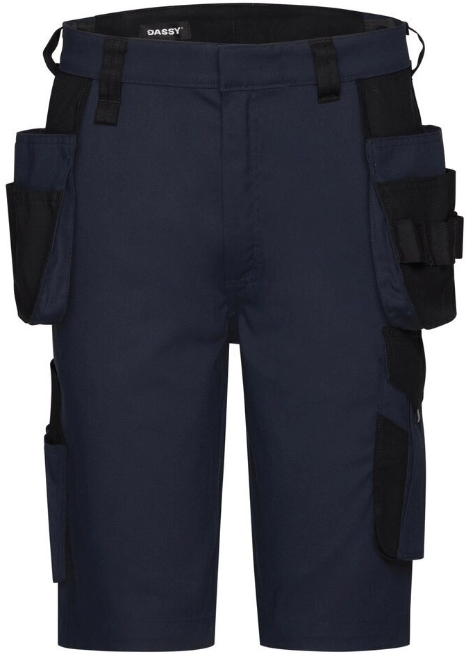 dassy-250126-kuma-flex-midnight-blue-black-front-1 DASSY Stretch-Arbeitsshorts KUMA Flex