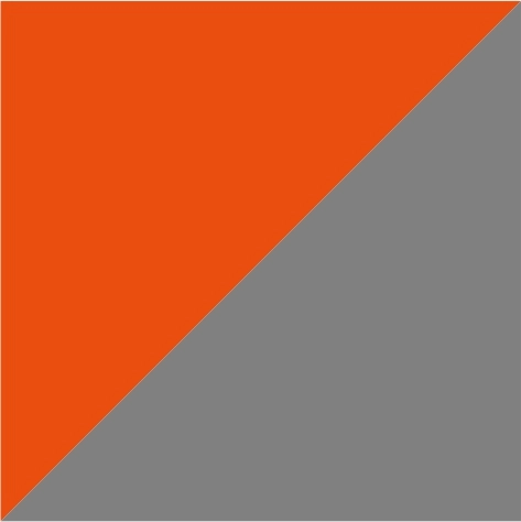 orange/light grey
