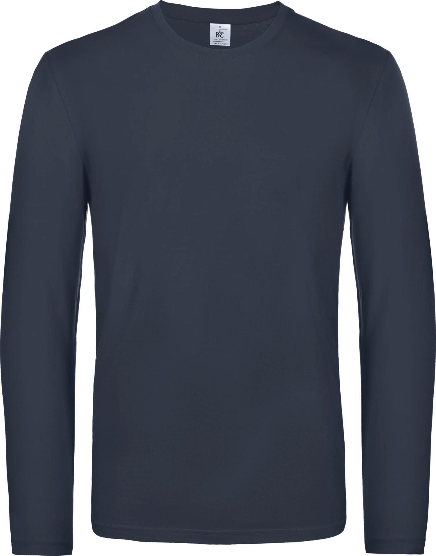 BC-TU07T-TShirt-E190-LSL-navy-0 B&C T-Shirt #E190 Long Sleeve