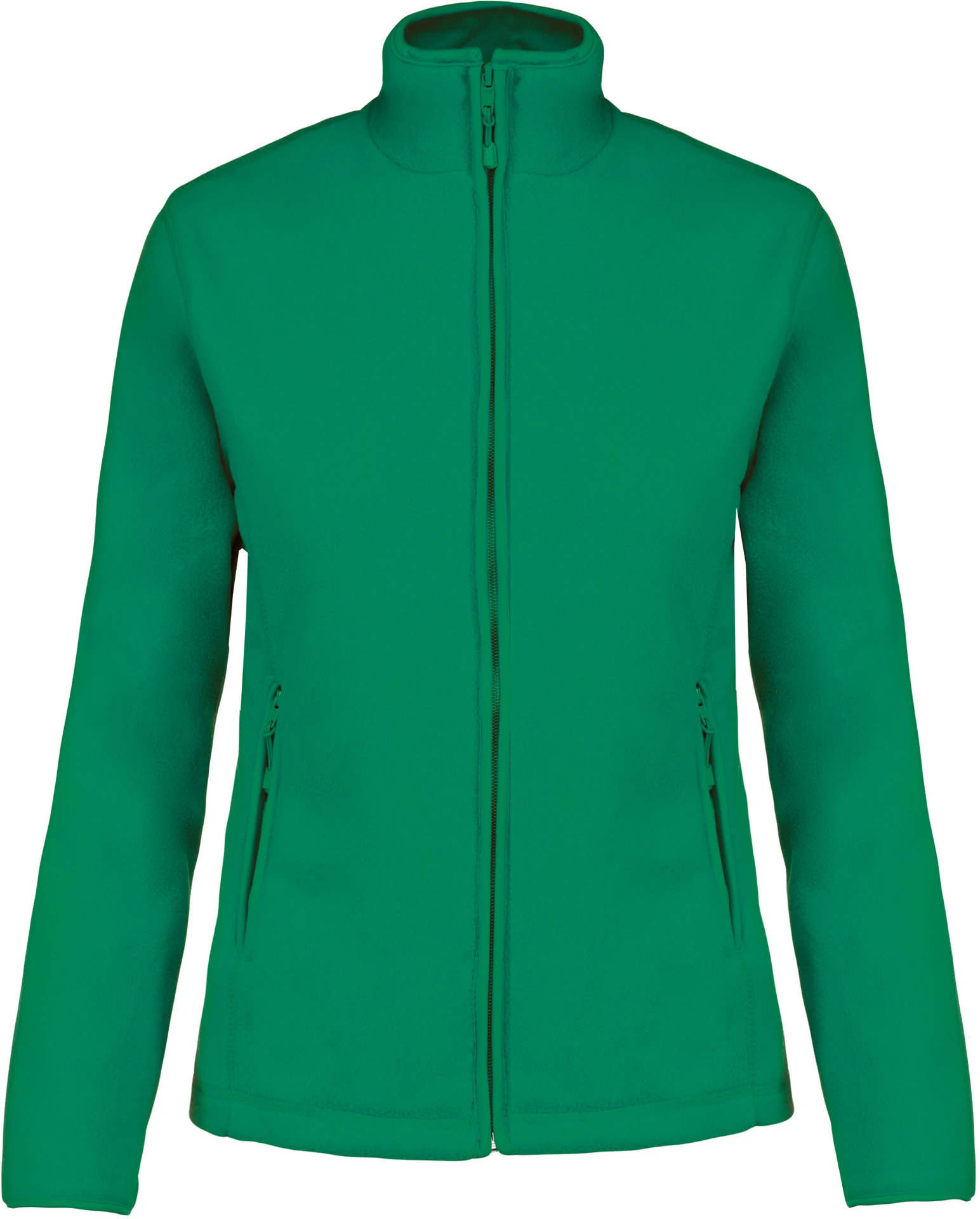 kariban-K907-damen-microfleece-jacke-maureen-kellygreen-front-3 Kariban Damen Fleece Jacke "Maureen"