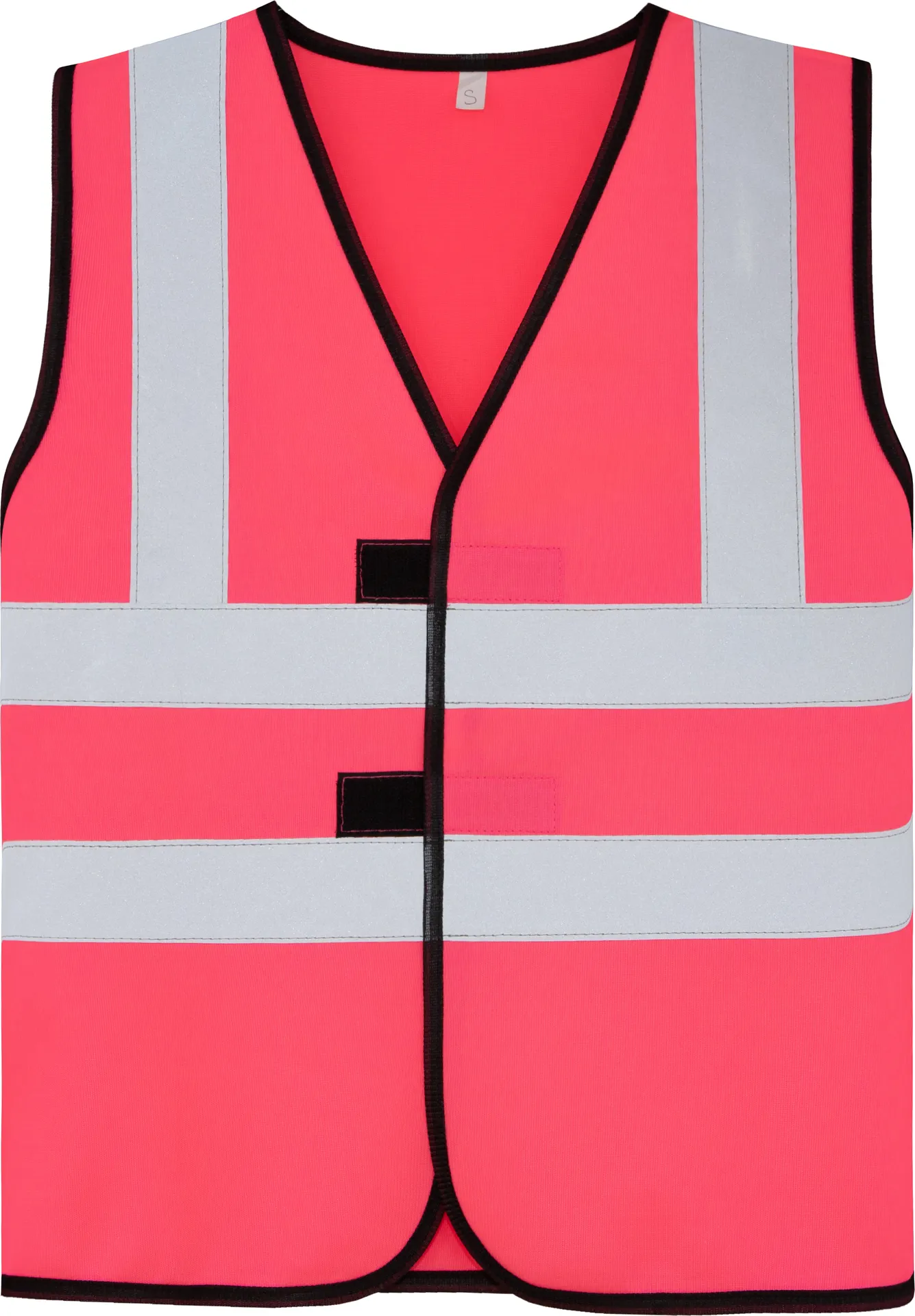korntex-kwvr-childrens-safety-vest-esbjerg-with-4-reflective-stripes-neonpink-front-2 Korntex Kinderwarnweste Esbjerg mit 4 Reflexstreifen