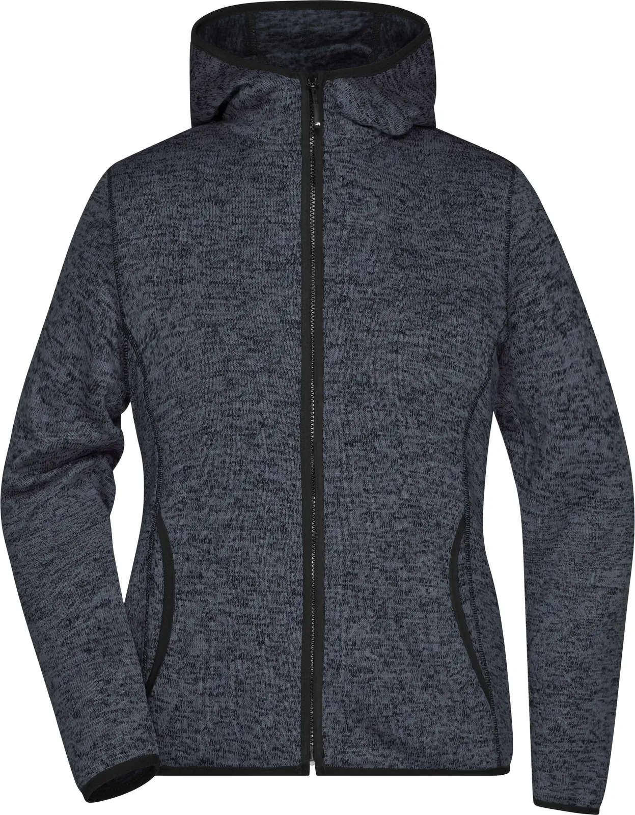 James & Nicholson Ladies Knitted Fleece Hoody