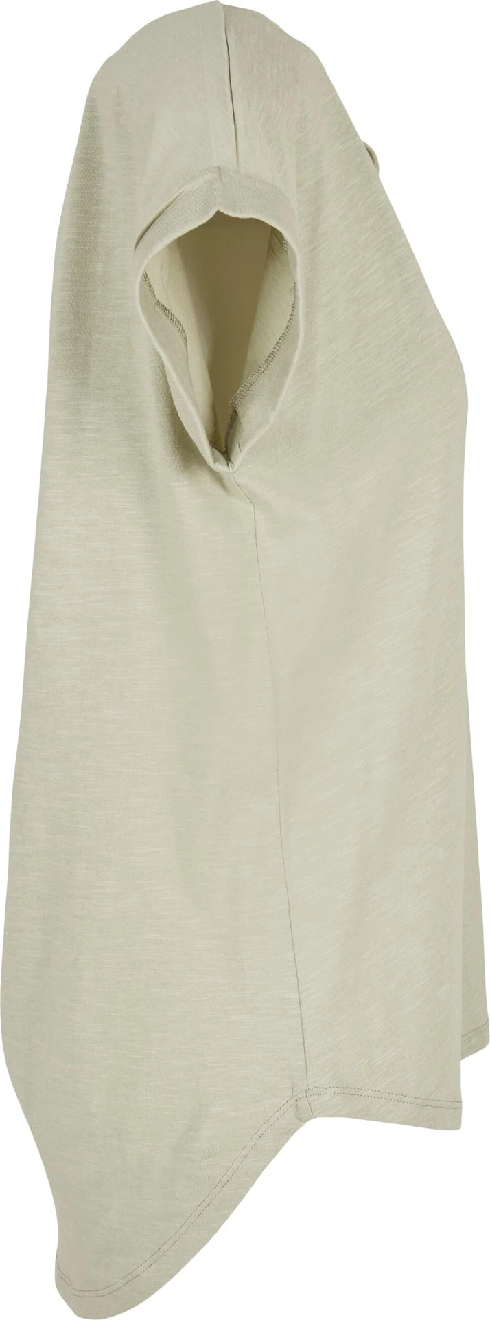 Build Your Brand Ladies Long Slub Tee