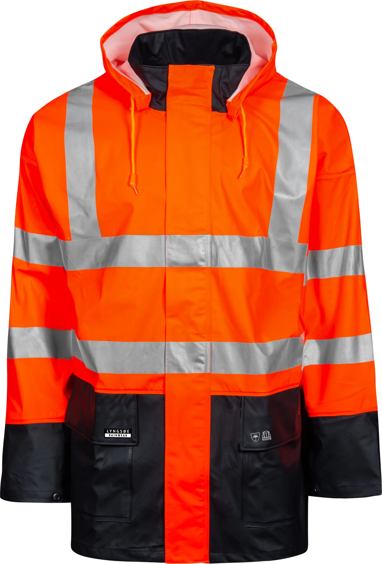 leuchtorange/navy