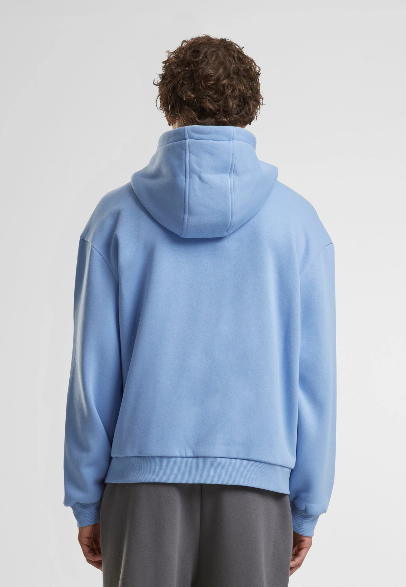 Build Your Brand Fluffy Zip Hoody