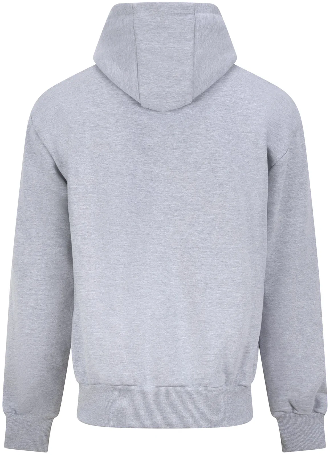 justhoods-jh125-signature-heavyweight-zoodie-heathergrey-back-3 Just Hoods Signature Heavyweight Zoodie