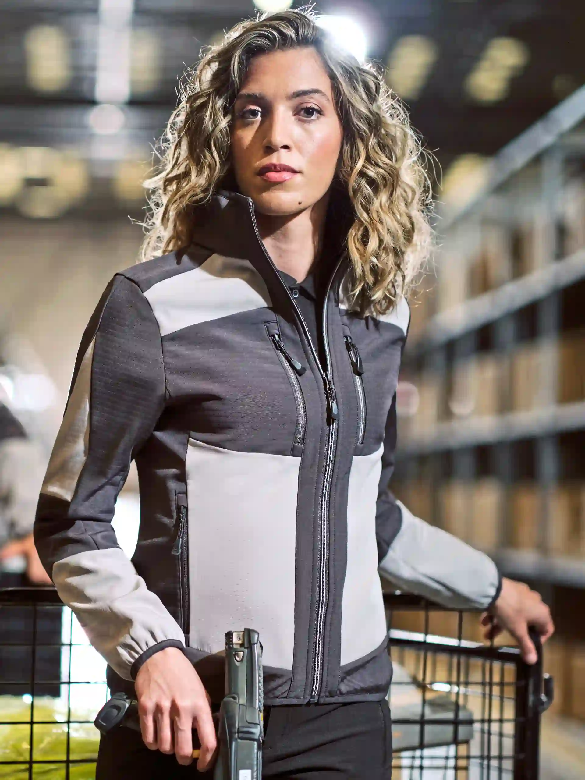 regatta-tra753-e-volve-unisex-2-layer-softshell-jacket-mineral-grey-ash-model-1 Regatta E-volve Unisex 2-Layer Softshell Jacket