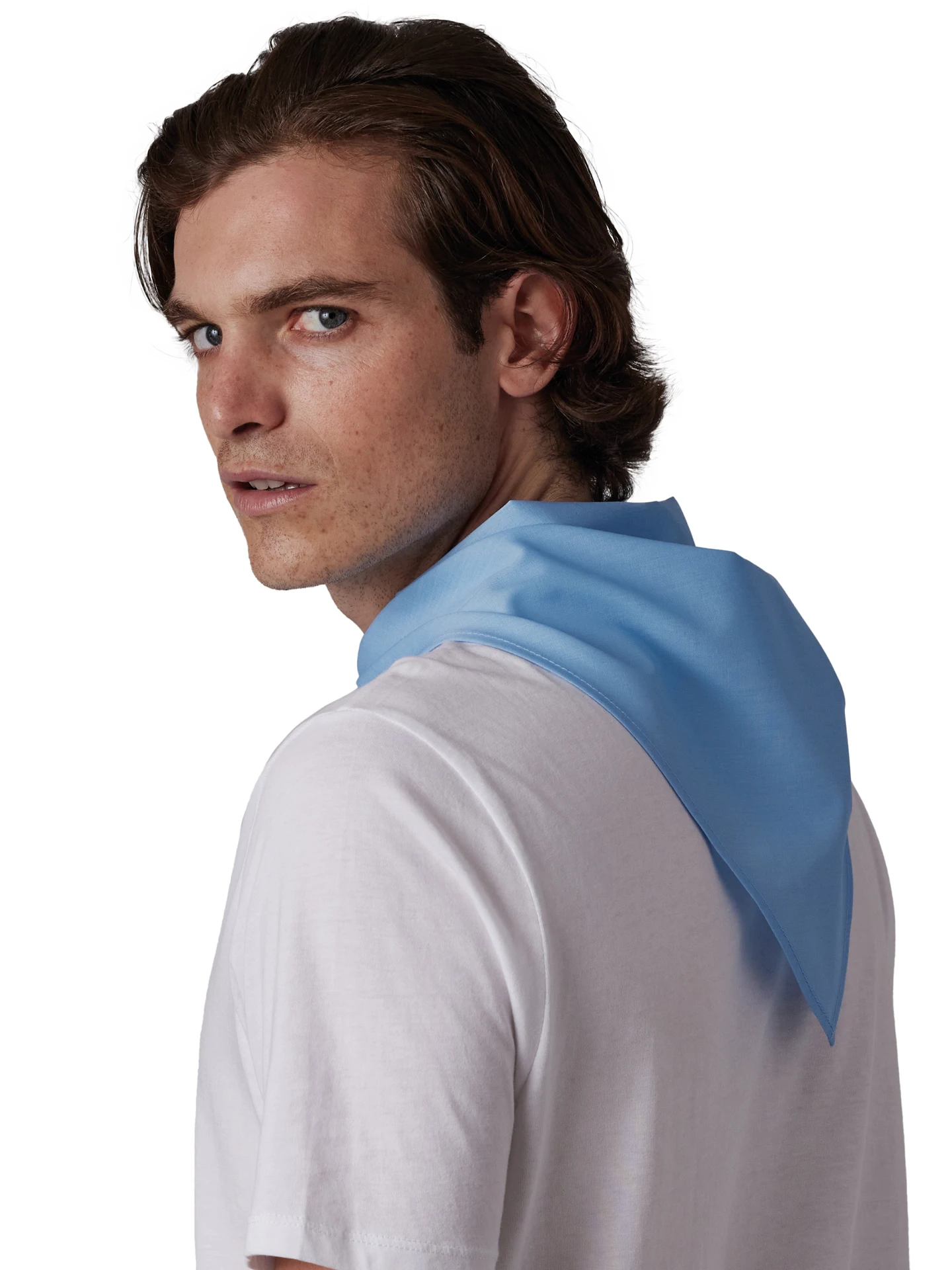 kariban-KP064-bandana-fiesta-skyblue-model-0 Kariban Bandana "Fiesta"