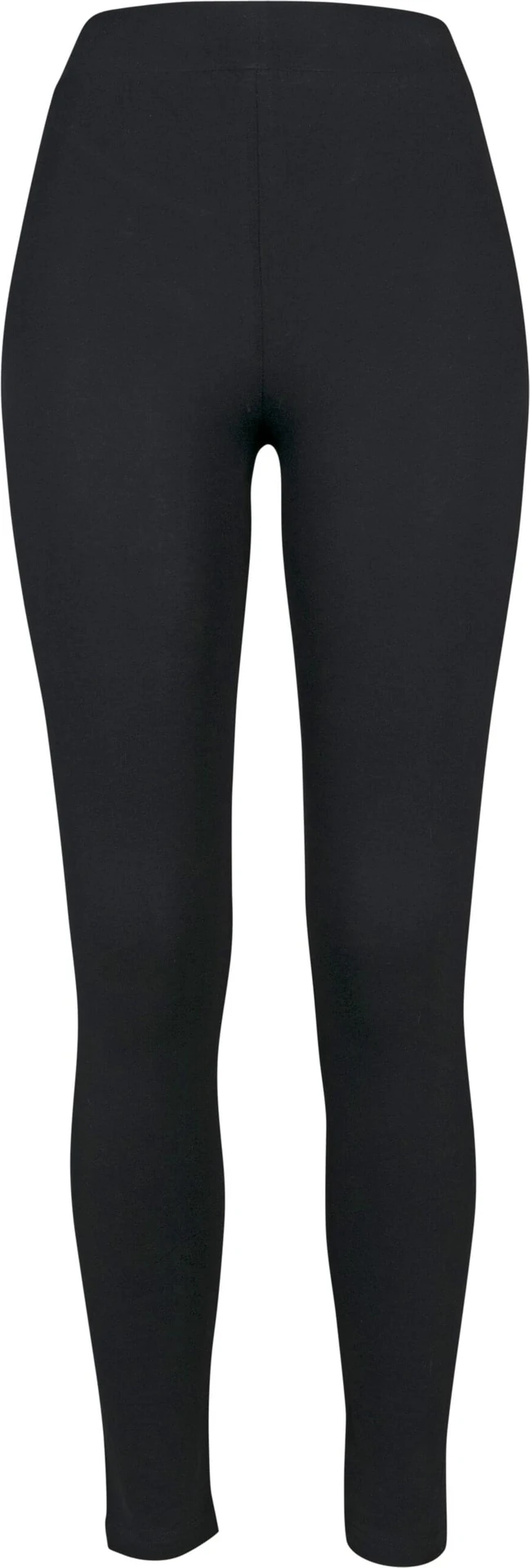 BYB-BY099-ladies-stretch-jersey-leggings-black-back-7 Build Your Brand Ladies Stretch Jersey Leggings