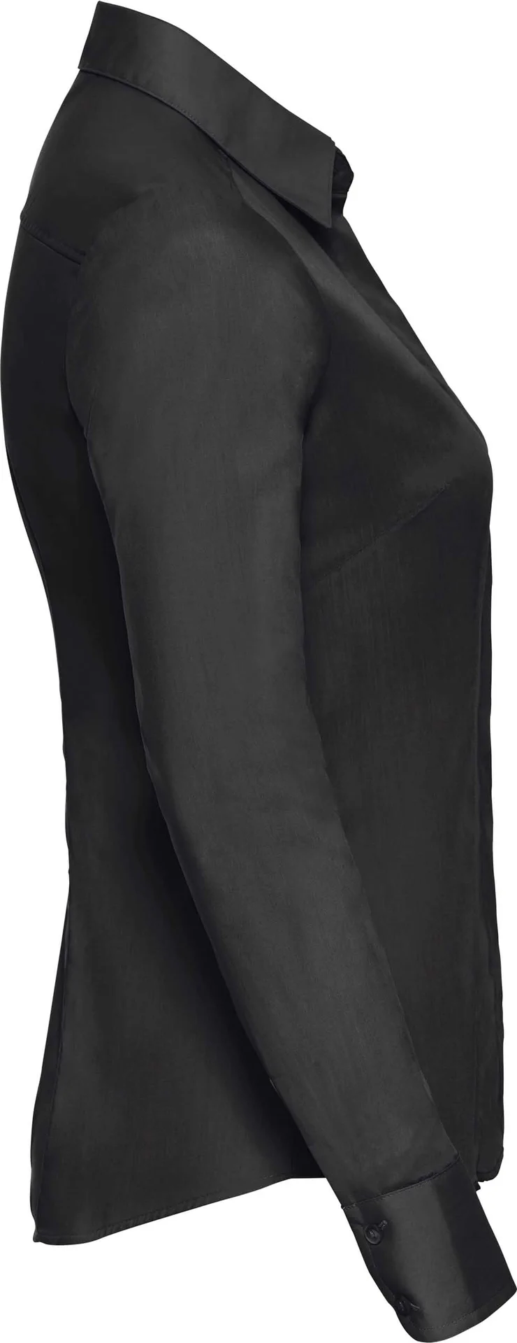 Russell Ladies Long Sleeve Polycotton Easy Care Fitted Poplin Shirt