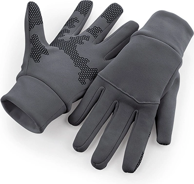 beechfield-b310-softshell-sports-tech-gloves-graphitegrey-front-1 Beechfield Softshell Sports Tech Gloves