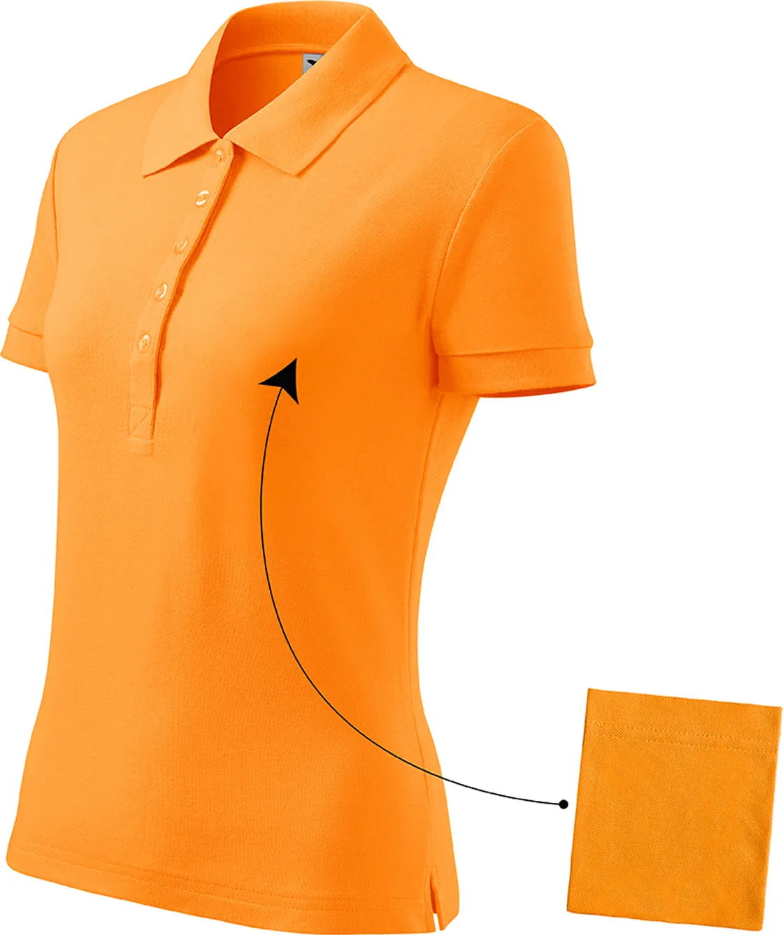 MALFINI Damen Polo Cotton 213