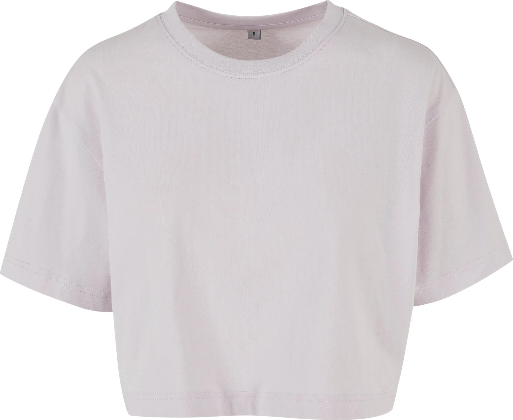 BYB-BY264-ladies-short-oversized-t-shirt-softlilac-front-4 Build Your Brand Ladies Short Oversized Tee