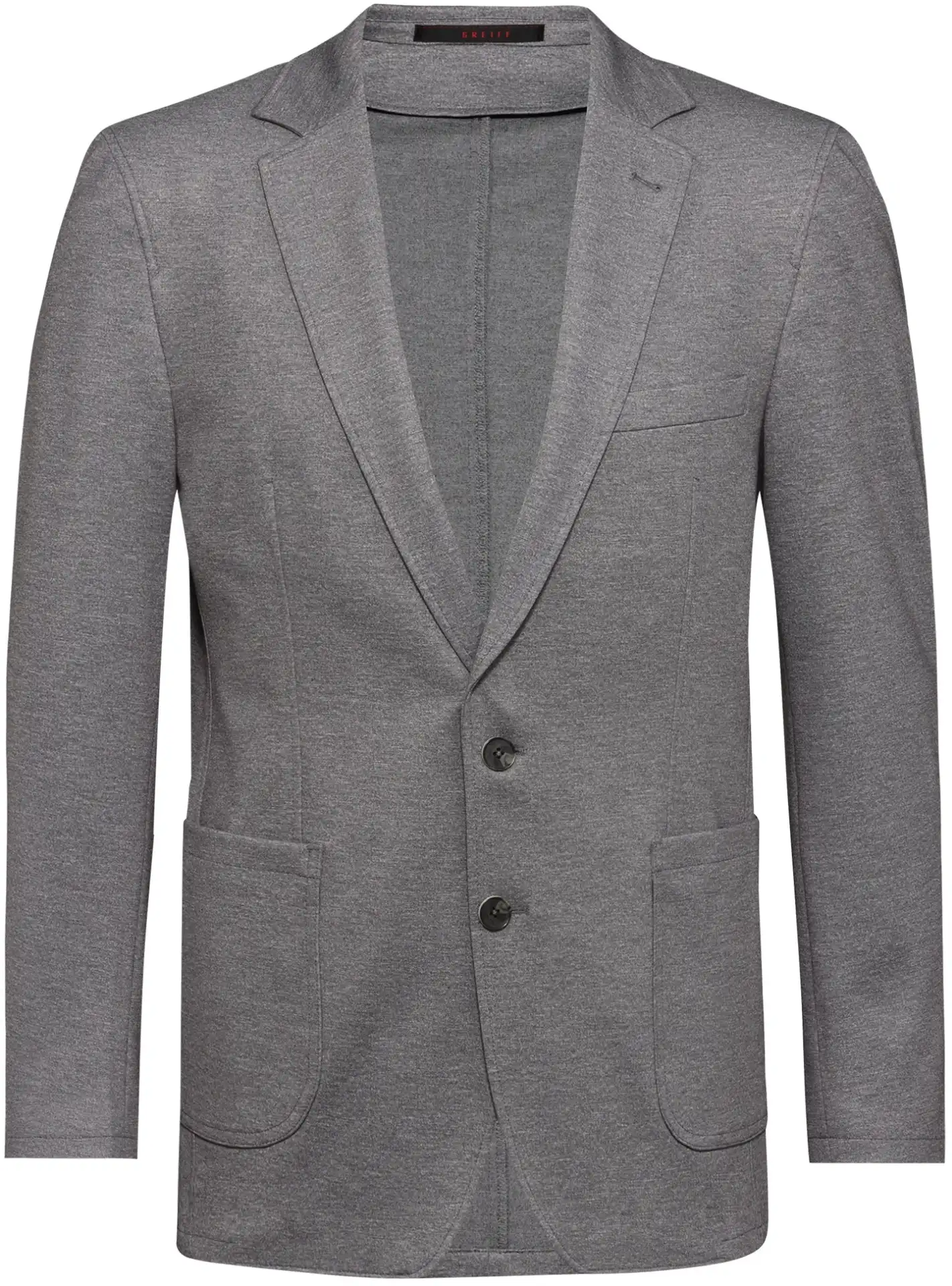 greiff-1139-herren-jerseysakko-rf_2155_hellgrau-meliert-front-2 GREIFF Herren Jerseysakko CASUAL Regular Fit