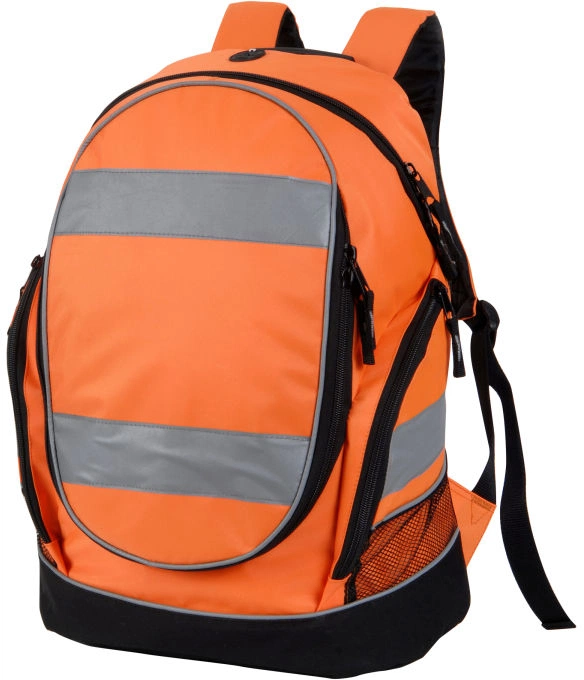 yoko-sh8001-hi-vis-london-backpack-hi-vis-orange-front-1 YOKO High Visibility London Rucksack