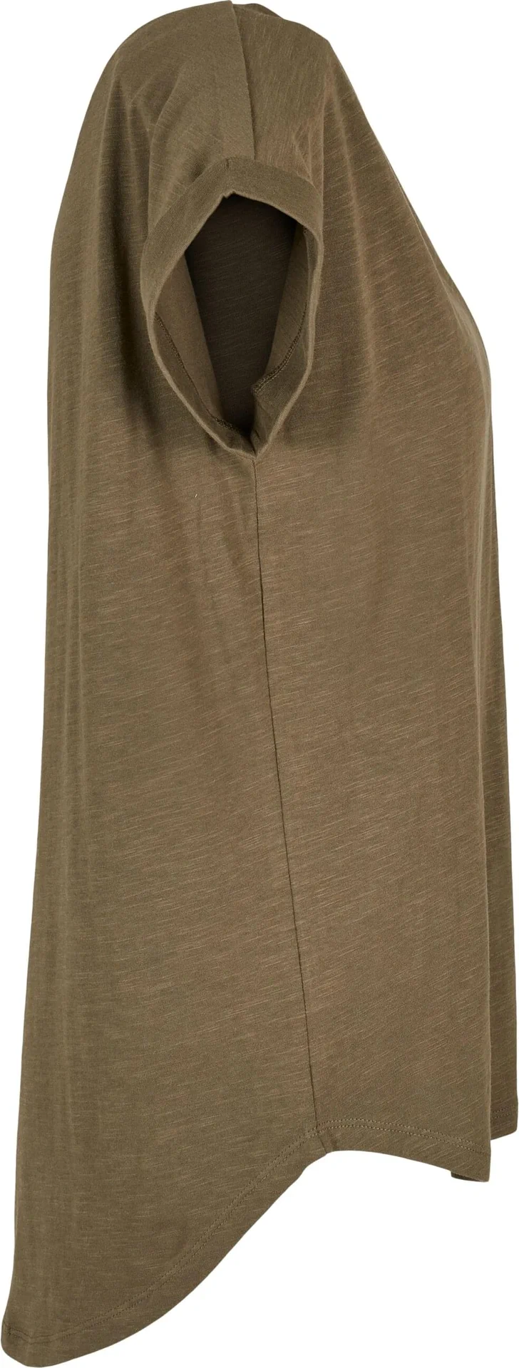 Build Your Brand Ladies Long Slub Tee