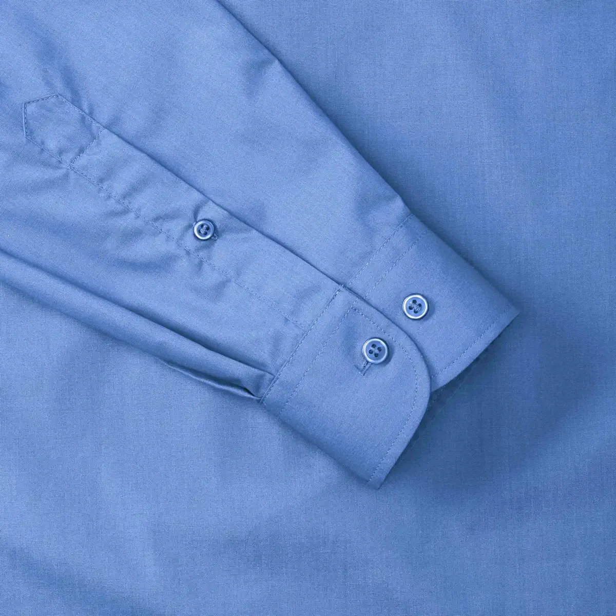 Russell Men's Long Sleeve Polycotton Easy Care Poplin Shirt