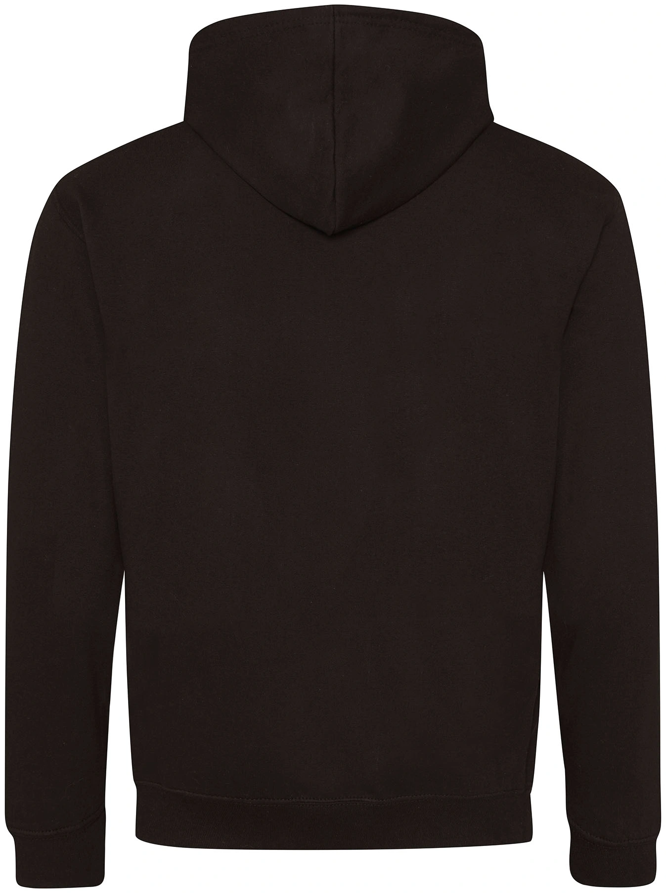 justhoods-jh053-varsity-zoodie-jetblack-firered-back-3 Just Hoods Varsity Zoodie