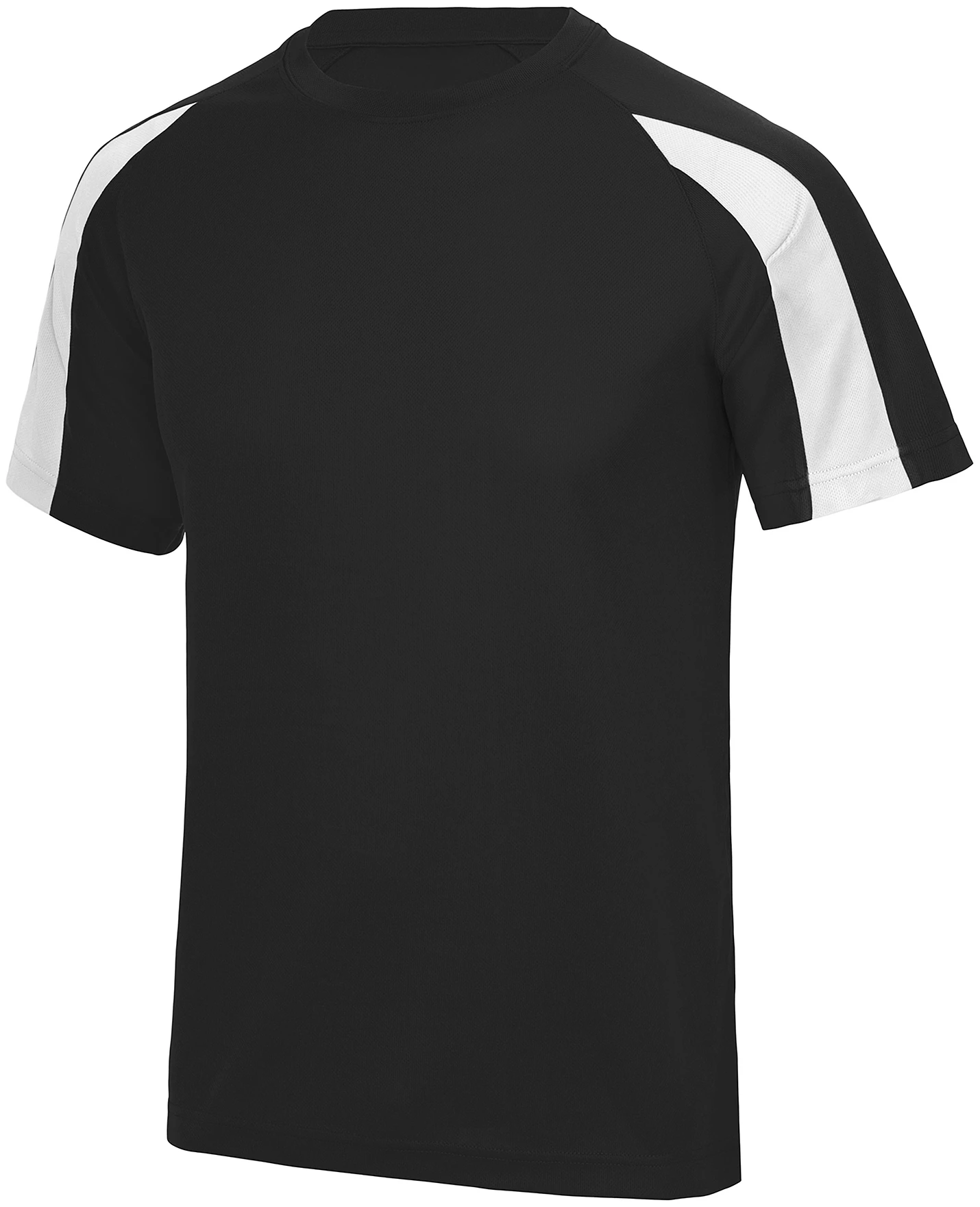 justcool-jc003-contrast-cool-t-shirt-jetblack-arcticwhite-front-1 Just Cool Contrast Cool T