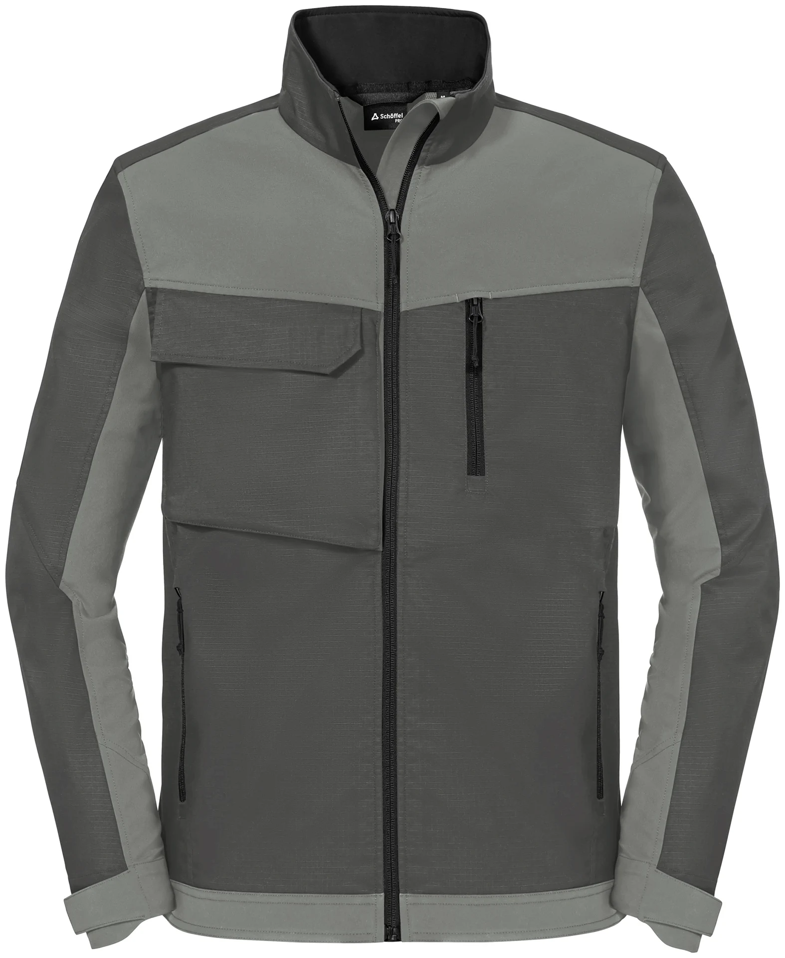 schoeffel-pro-7535-meistermacher-jacke-grau-front-1 Schöffel PRO 7535 MEISTERMACHER Bundjacke