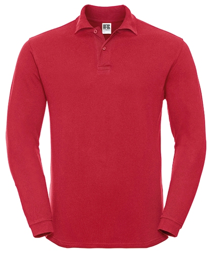Russell Long Sleeve Classic Cotton Polo Russell Long Sleeve Classic Cotton Polo