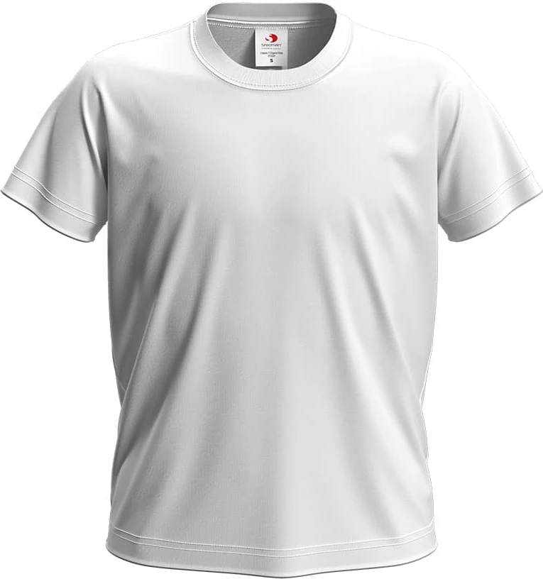 stedman-st2220-kids-classic-t-shirt-organic-white-front-4 Stedman Classic-T Organic Crew Neck for children