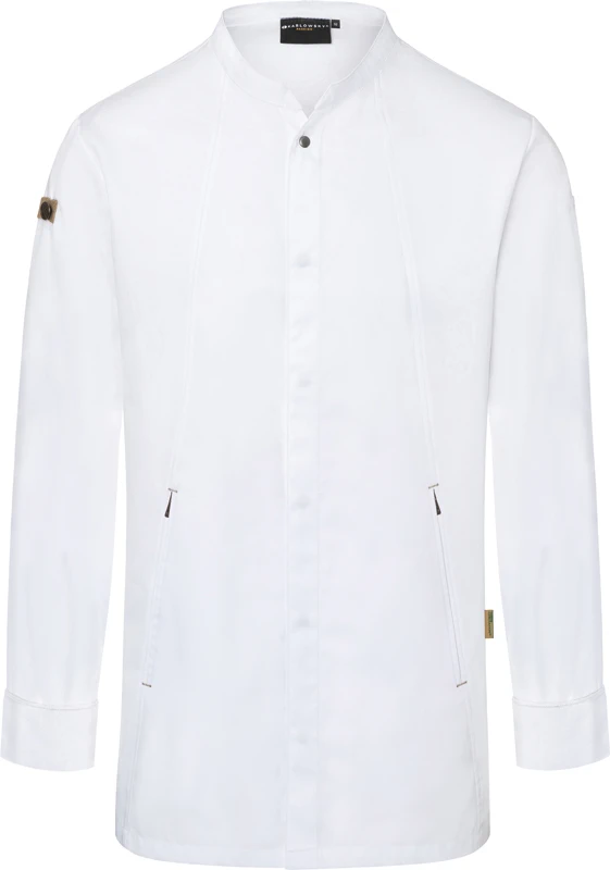 karlowsky-jm35-kochjacke-green-generation-white-front-2 KARLOWSKY Kochjacke Green-Generation