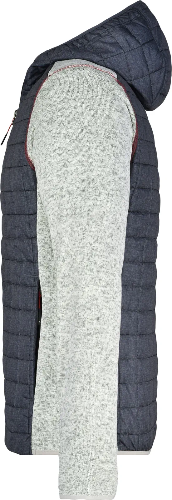 James & Nicholson Men's Knitted Hybrid Jacket