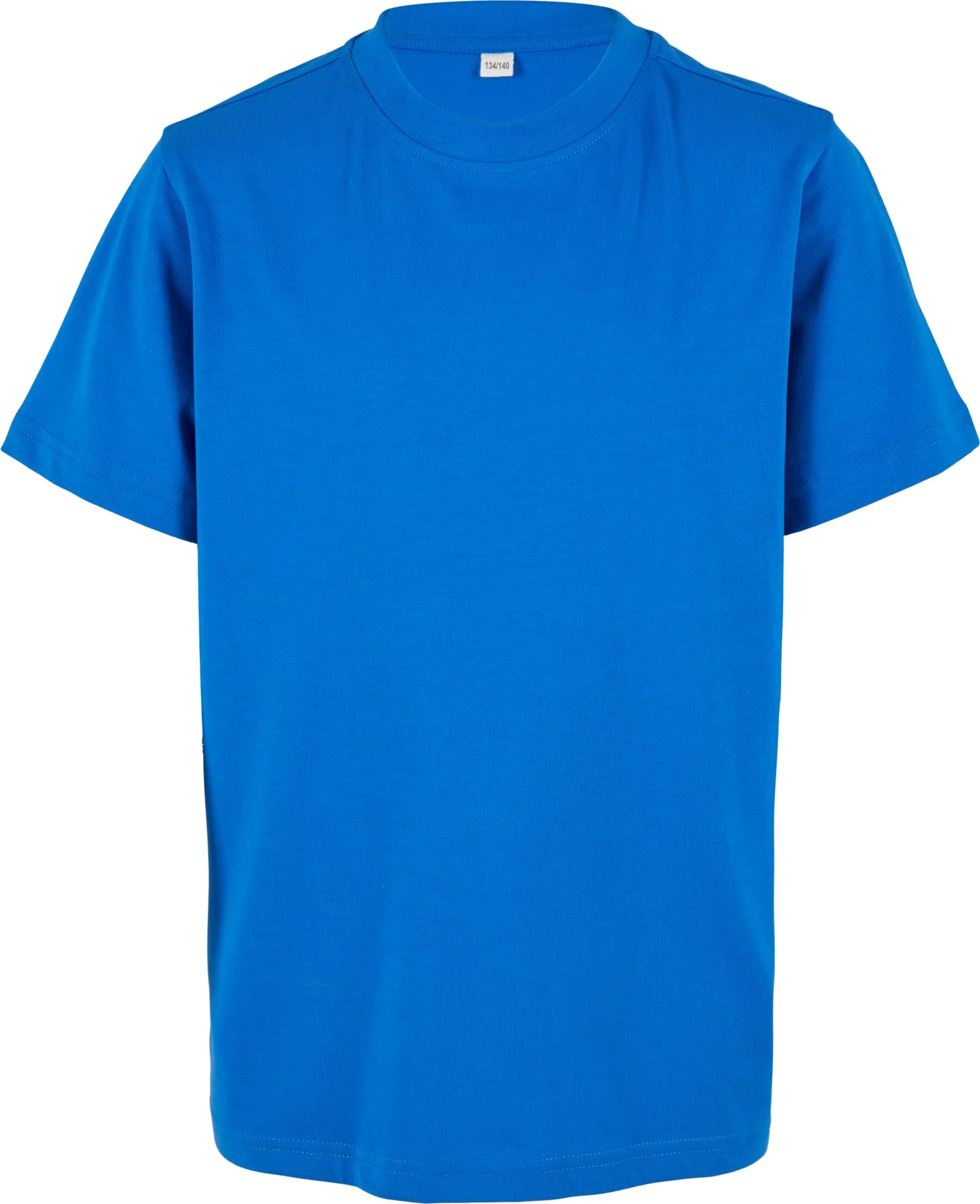 BYB-BY186-kids-organic-basic-t-shirt-intenseblue-front-4 Build Your Brand Kids Organic Basic Tee