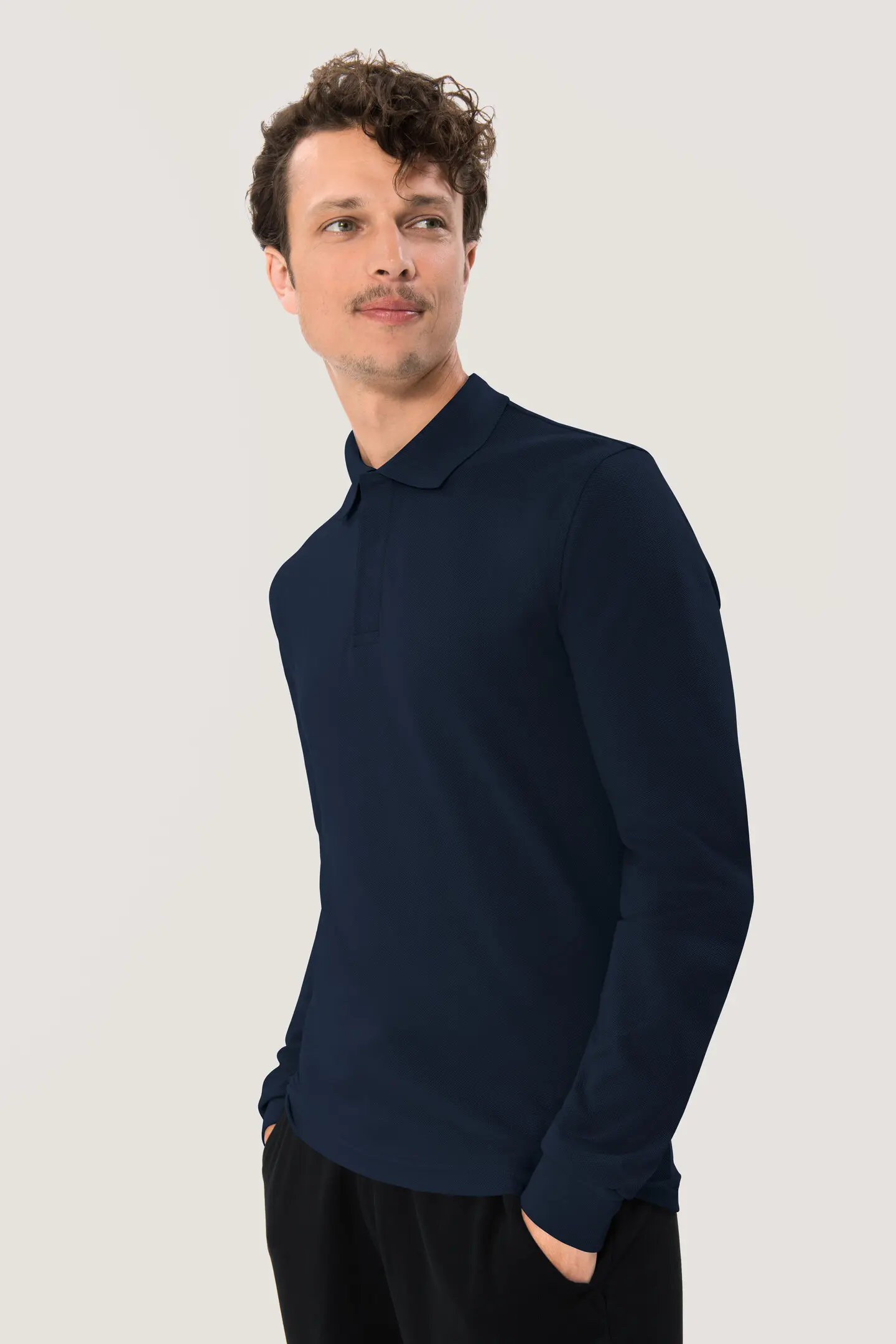 HAKRO Longsleeve-Poloshirt 821 HACCP Mikralinar®