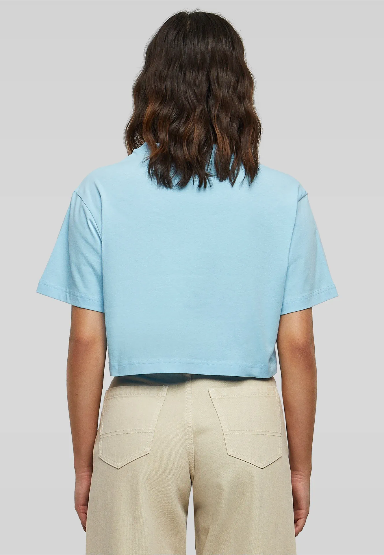 Build Your Brand Ladies Short Oversized Tee
