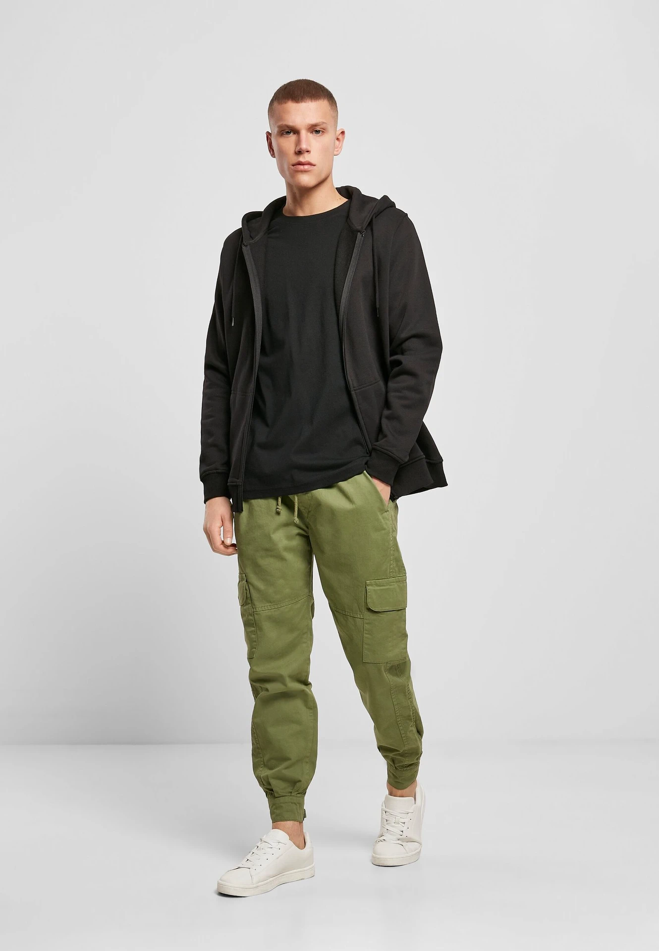 Build Your Brand Heavy Zip Hoody