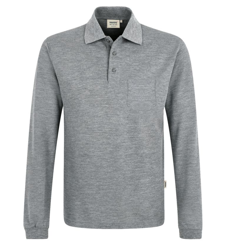 HAKRO Longsleeve-Pocket-Poloshirt 809 Top