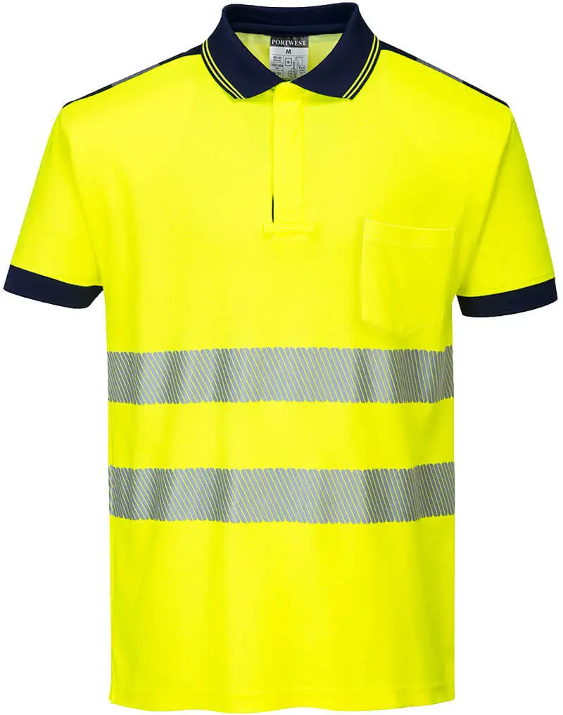 PORTWEST S279 Warnschutz Kontrast Poloshirt