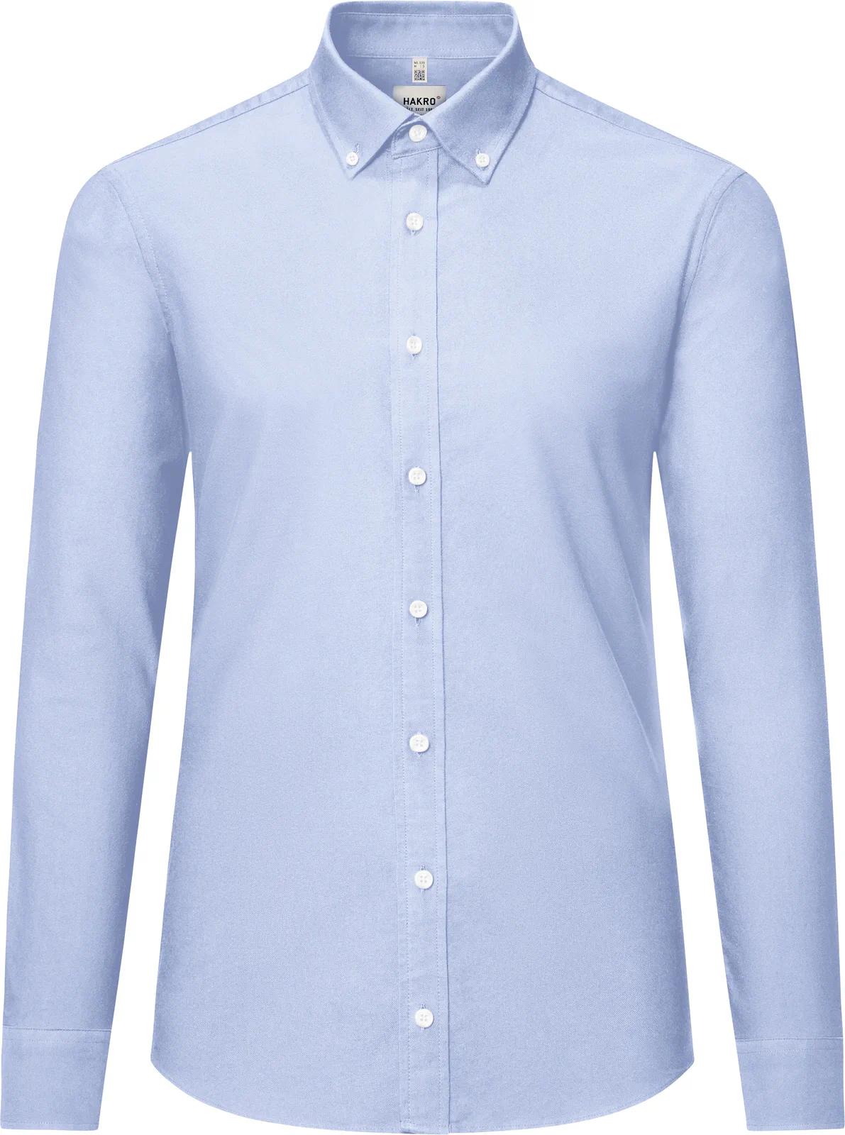 hakro-139-oxford-hemd-himmelblau-front-1 HAKRO Oxford Hemd 139