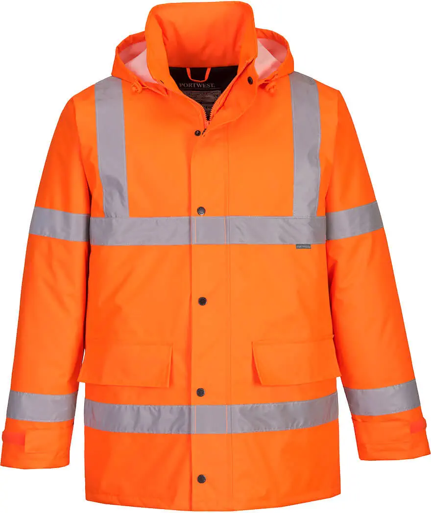 PORTWEST S460 Warnschutz Winter Verkehrsjacke PORTWEST S460 Warnschutz Winter Verkehrsjacke