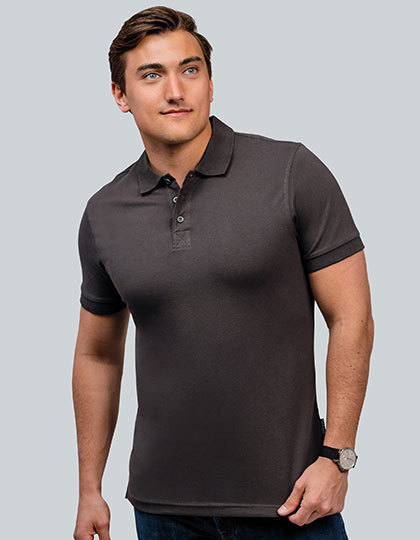 HRM Herren Heavy Stretch Polo