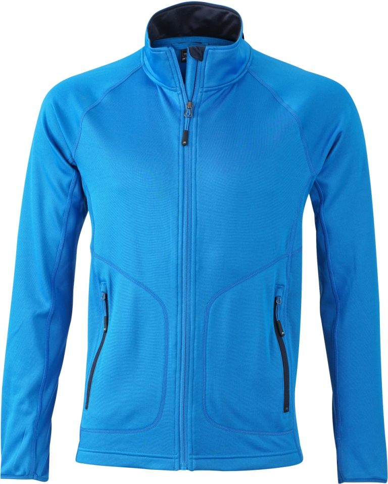 James & Nicholson Men's Stretch-Fleece Jacket James & Nicholson Men's Stretch-Fleece Jacket