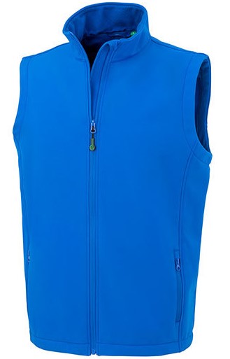 Result Mens Recycled 2-Layer Printable Softshell Bodywarmer