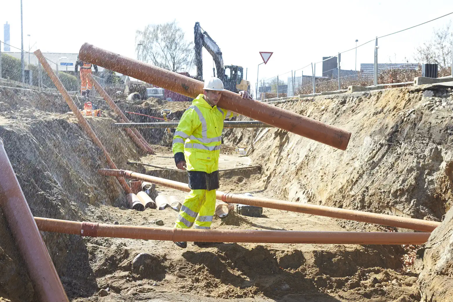 Lyngsøe LR8030 Hi-Vis Regenmantel