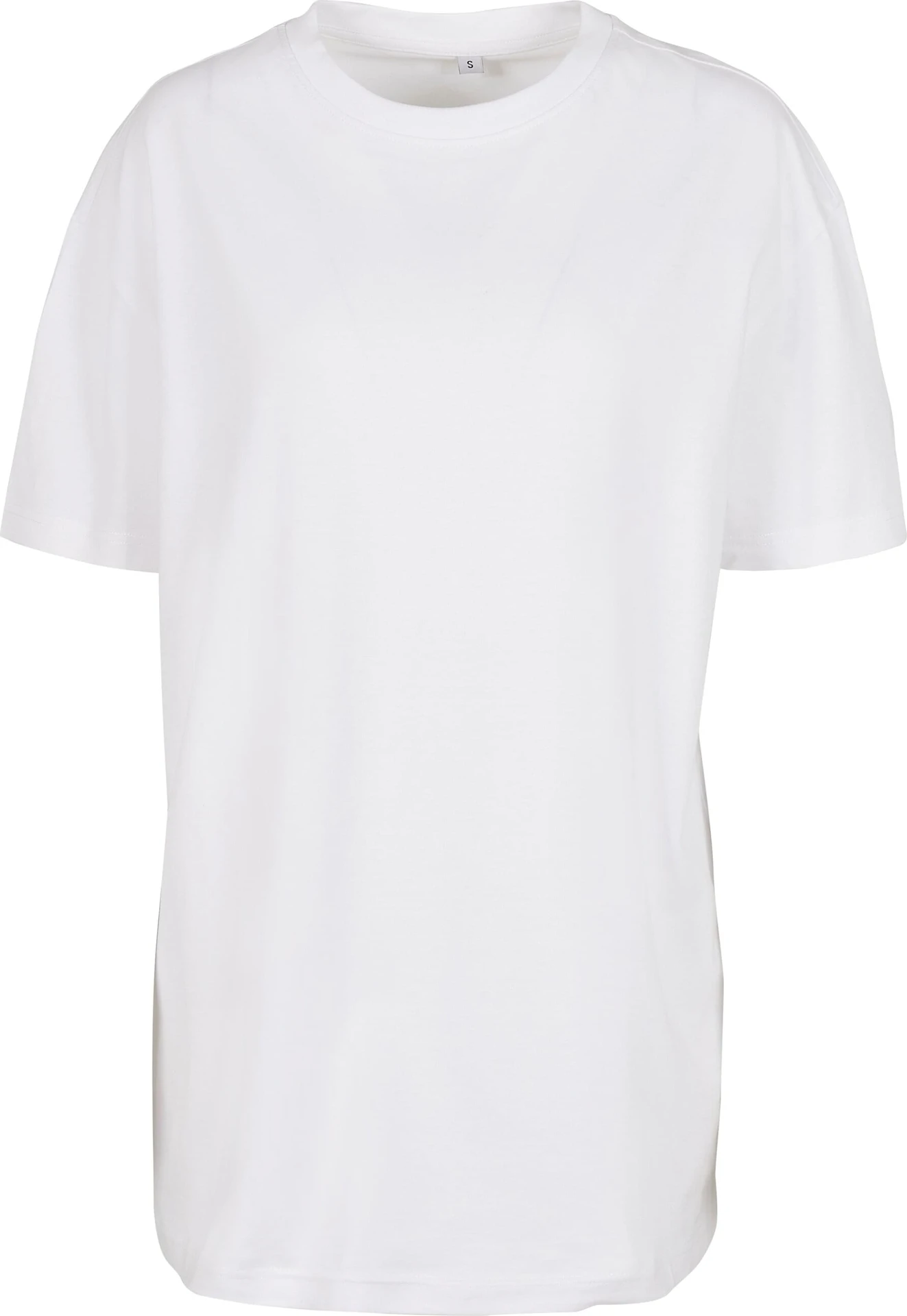 BYB-BY149-ladies-oversized-boyfriend-t-shirt-white-front-4 Build Your Brand Ladies Oversized Boyfriend Tee