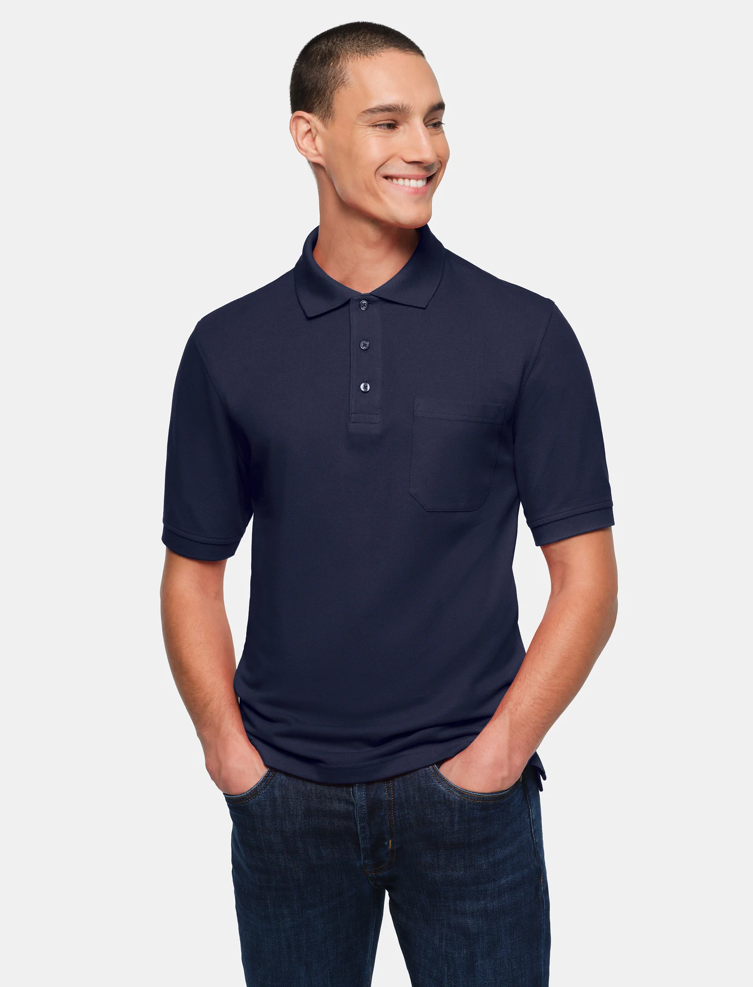 hakro-802-pocket-poloshirt-top-tinte-model-0 HAKRO Pocket-Poloshirt 802 Top