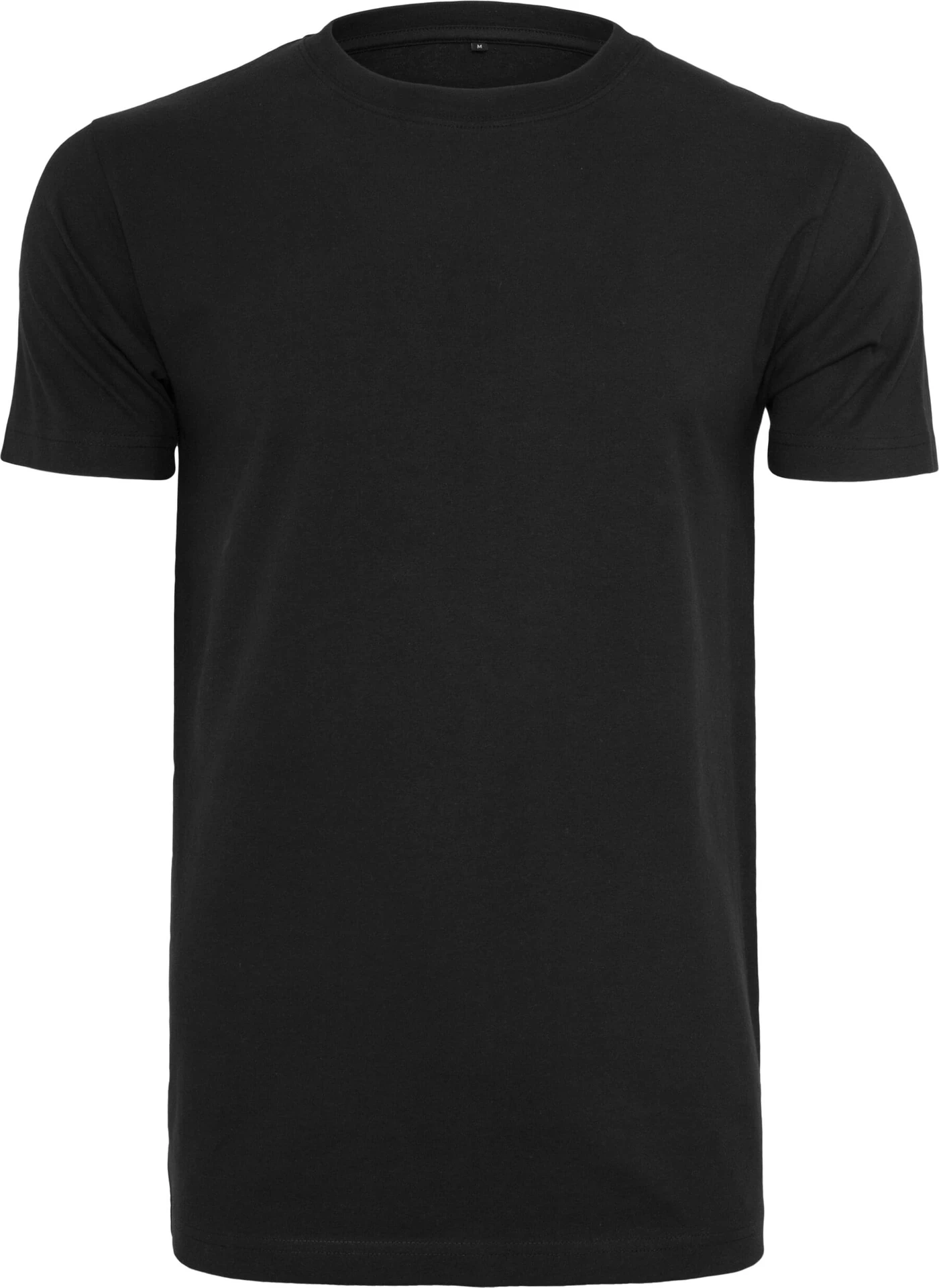 BYB-BY136-organic-t-shirt-round-neck-black-front-4 Build Your Brand Organic T-Shirt Round Neck
